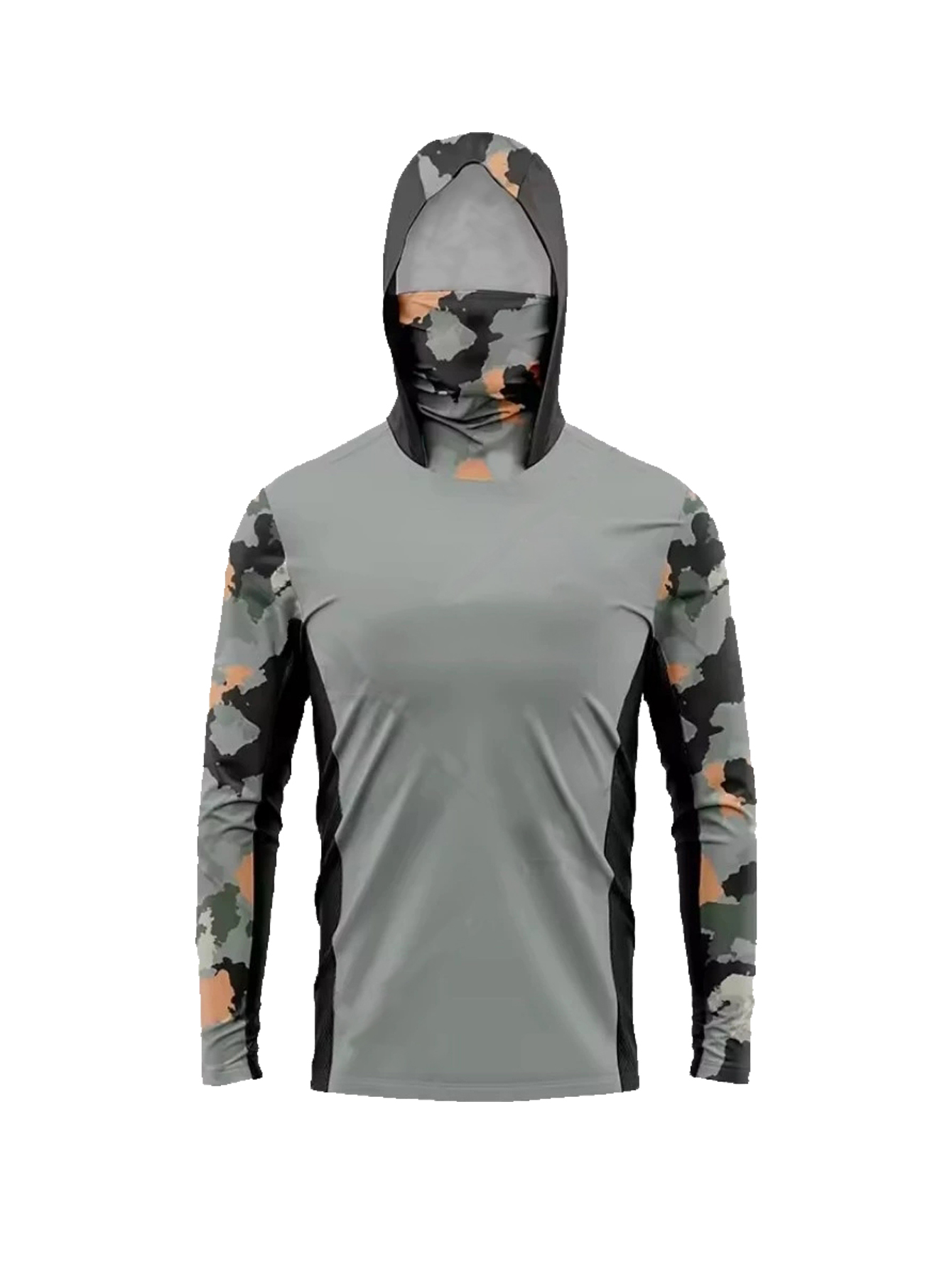 Reef Ocean Camo Men Fishing Ho - Fishing Mask Sun Protection 评论和价格