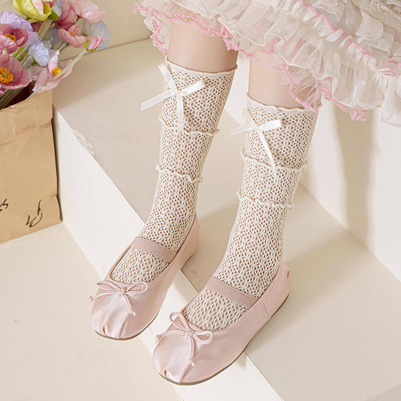 Lolita Style Princess Girl's S - Fishing Socks 评论和价格