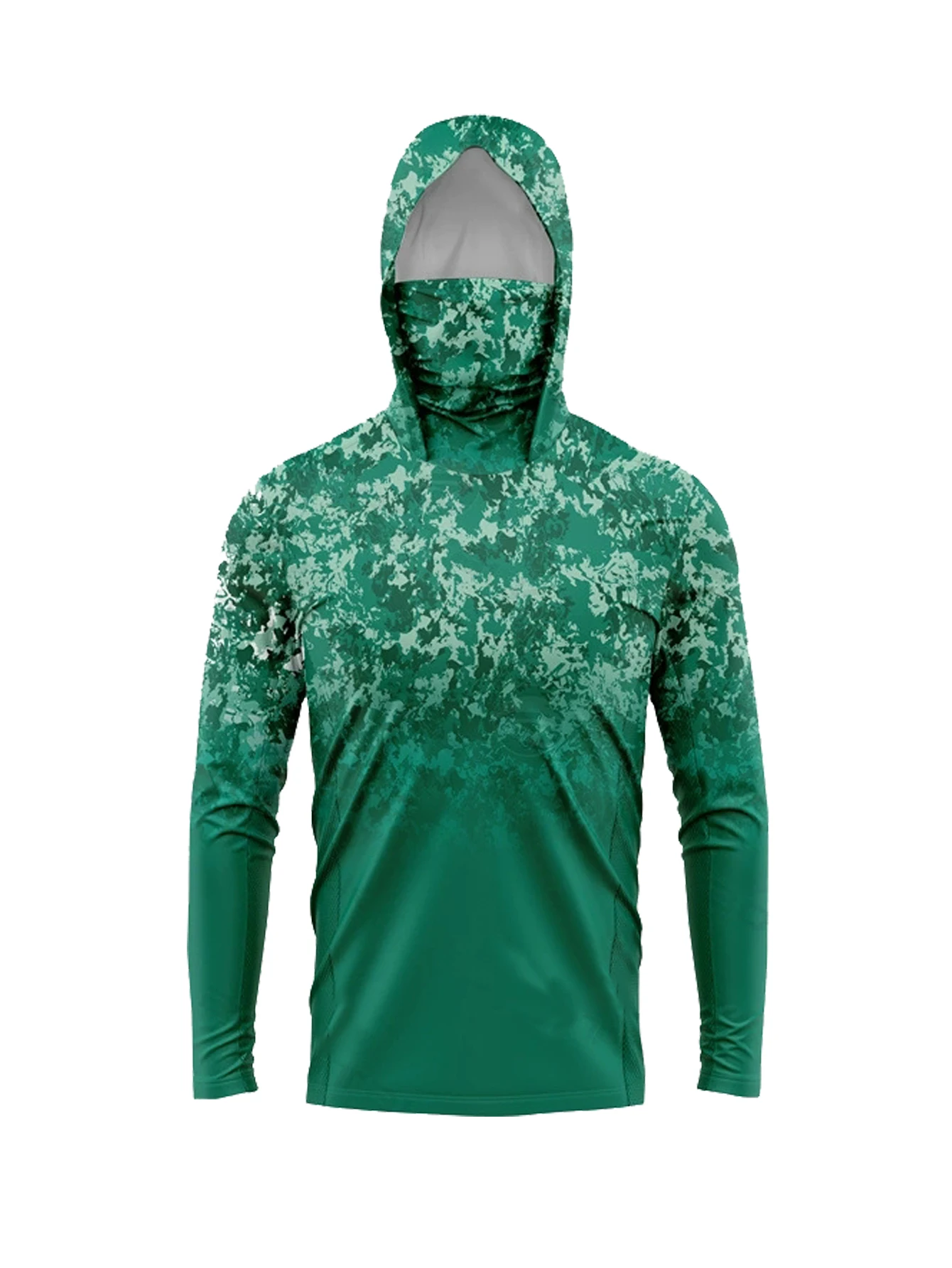 Men UPF50+ Sun Protection Fish - Fishing Shirt Uv Protection 评论和价格